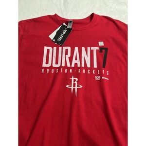 500 Level Houston Rockets Durant 7 Red NBA Shirt Size M NWT